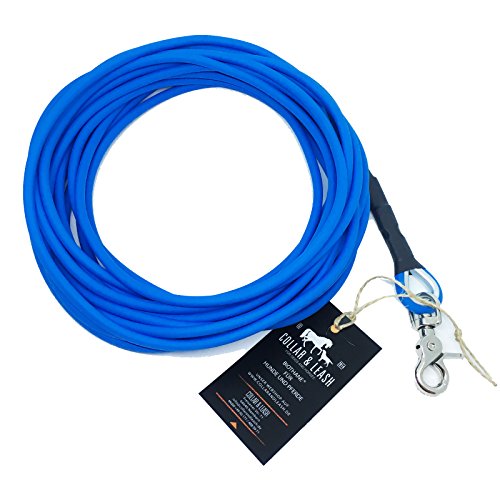 Collar & Leash BIOTHANE® Schleppleine rund - Coated 8 mm - [1 m] - hellblau - BU521 von Collar & Leash