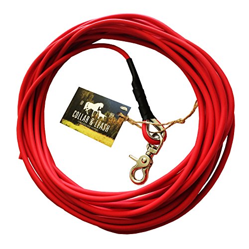 Collar & Leash BIOTHANE® Schleppleine rund - Coated 8 mm - [12 m] - rot - RD522 von Collar & Leash