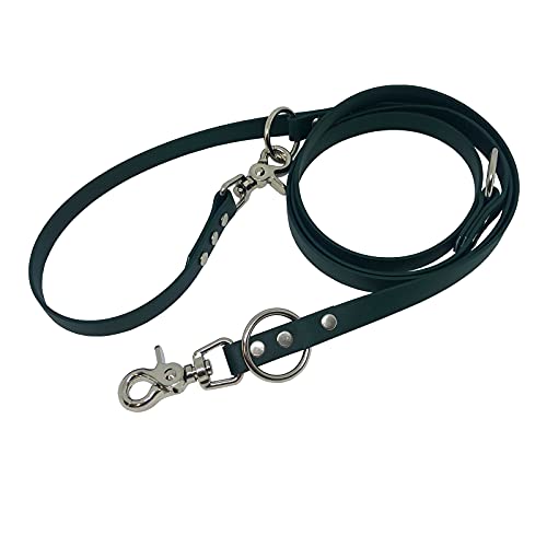 Collar & Leash C&L 3-Fach verstellbare Führleine in 16 mm BETA BIOTHANE® - 3,00 Meter - grün - GN522 von Collar & Leash