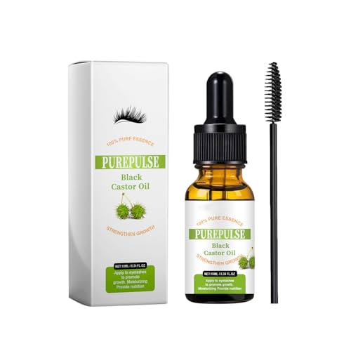 ColleeLin Shampoo Bürste Hunde Öl Augenschwarz, schnelles Wachstum, Augenschwarz für ein stärkeres und gesünderes Wachstum, dickeres und gesünderes Augenschwarz, rein 10 ml Shampoo Halterung (Green) von ColleeLin