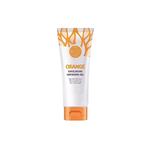 ColleeLin Shampoo Bürste Hunde Orangen-Peeling-Gel-Peeling für Gesicht Körper, das die Haut aufhellt, 50 g Shampoo Bürste Hunde (Orange, One Size) von ColleeLin