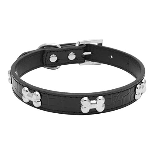 Colorful Outdoor Pet Glänzende Strass Hundehalsband Knochenschmuck Hundehalsband kleine und mittlere Hundekette (G, XS) von Colorful Outdoor