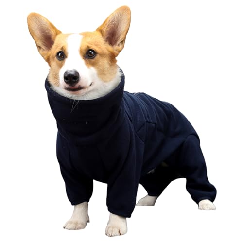 Hund Wintermantel, winddes Hund warme Jacke mit Kragen, Reißverschluss, Verstellbarer Schnalle, weiches bequemes Fleece -Hundepyjamas für kleine/mittlere Hunde Walking -Wanderschlaf, XXS, Hund warme von Comebachome