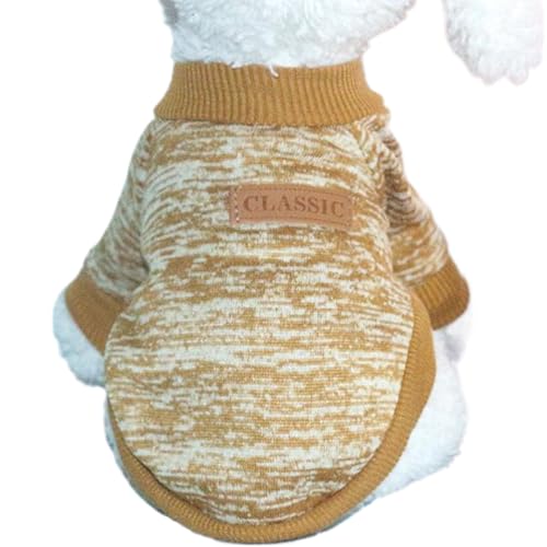 Kleine Hundetweatern, weiche Bequeme verdickende Hundetweaters, klassischer elastischer Pullover Hund warme Kleidung für 4,5 kg Hunde, Winter, Hundepulloverpackung, kleine Hundetweatern von Comebachome