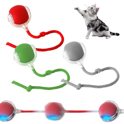 Chewie Rolling Ball, 2025 Neu Magic Ball Hund interaktives katzenspielzeug elektrisch, hundespielzeug Ball, Intelligenter automatischer Rollball für Kleine,Mittlere Hunde (3PCS) von ComedyKing