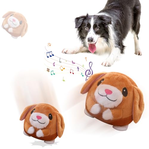 ComedyKing Interaktives Hundespielzeug, 2025 Neu Active Moving Pet Plush Toy, Interaktiver Spielball für Hunde, Bewegendes Hundespielzeug Ball, Plüschspielzeug Elektrisch für Haustier (Welpe) von ComedyKing