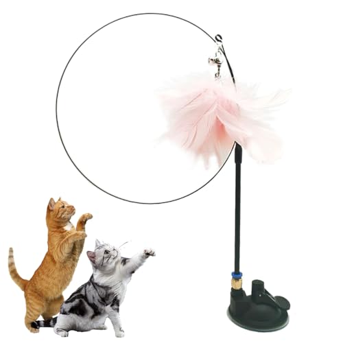 ComedyKing Interaktives Katzenspielzeug Spielzeug mit Federn, Interactive Bird Simulation Cat Toy Set, Interaktives Katzenspielzeug Feder, Katzenspielzeug Set für Kätzchen und Katzen (#A) von ComedyKing