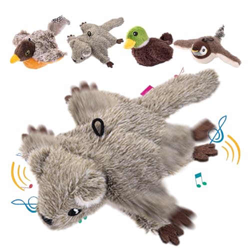 Interaktives Katzenspielzeug Selbstbeschäftigung, Katzenspielzeug Vogel Spielzeug Katze, Elektrisches Vogelspielzeug für Katzen, Interactive Cat Toy, Flapping Bird Cat Toy (Wallabys) von ComedyKing