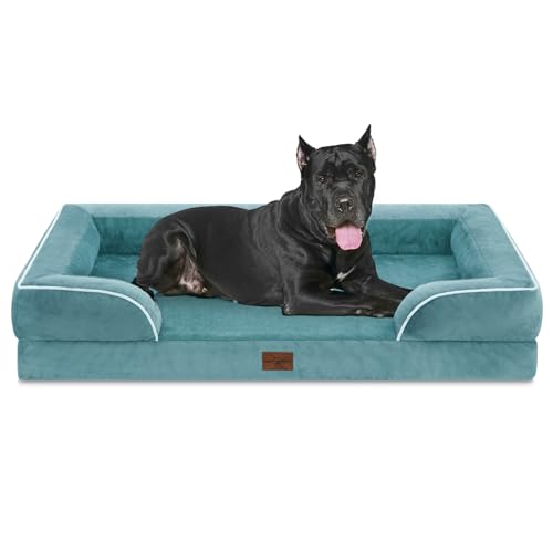 Comfort Expression XXL Wasserdichtes orthopädisches Hundebett für extra große Hunde, orthopädisches Schaumstoff-Hundesofa mit waschbarem, abnehmbarem Bezug und rutschfester Unterseite (XX-Large von Comfort Expression