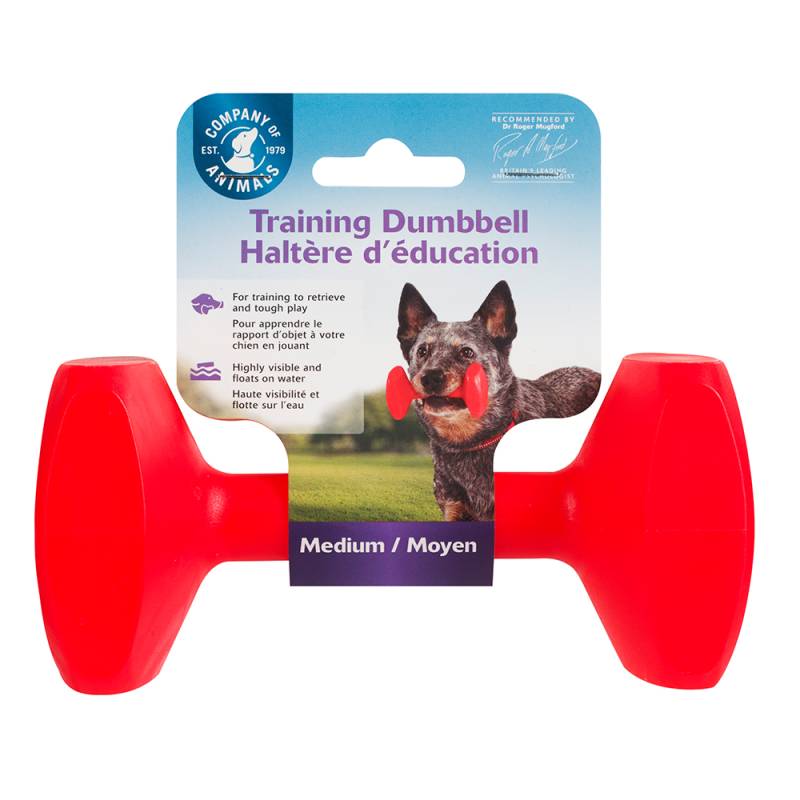 Company of Animals Training Dumbbell, rot - 1 Stück von Company of Animals