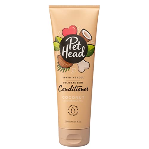 Pet Head Sensitive Soul Conditioner für Hunde | Kokosnussduft | Pflegt und Beruhigt Empfindliche Haut | pH-Neutral | Vegan & Tierversuchsfrei | Sanfte Formel für Hunde und Welpen | 250ml von Company of Animals