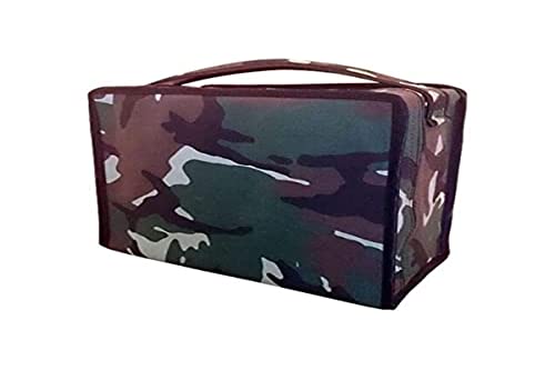 Complementos para Aves - Schutzhülle für Käfige aus Stoff, Camouflage/Militär, für Käfige C1 oder C2, 1 Stange oder 2 Stangen von Complementos Para Aves