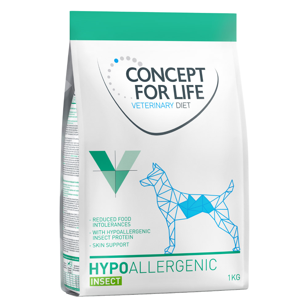 1 kg Concept for Life Veterinary Diet zum Probierpreis! - Hypoallergenic Insect von Concept for Life VET