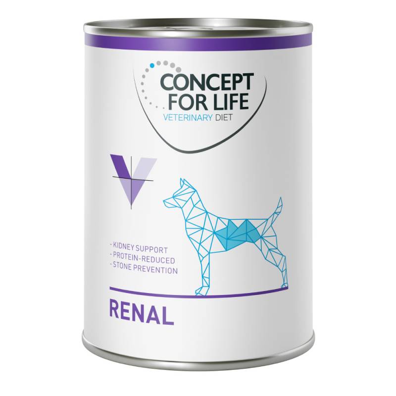 6 x 400 g Concept for Life Veterinary Diet zum Probierpreis! - Renal von Concept for Life VET