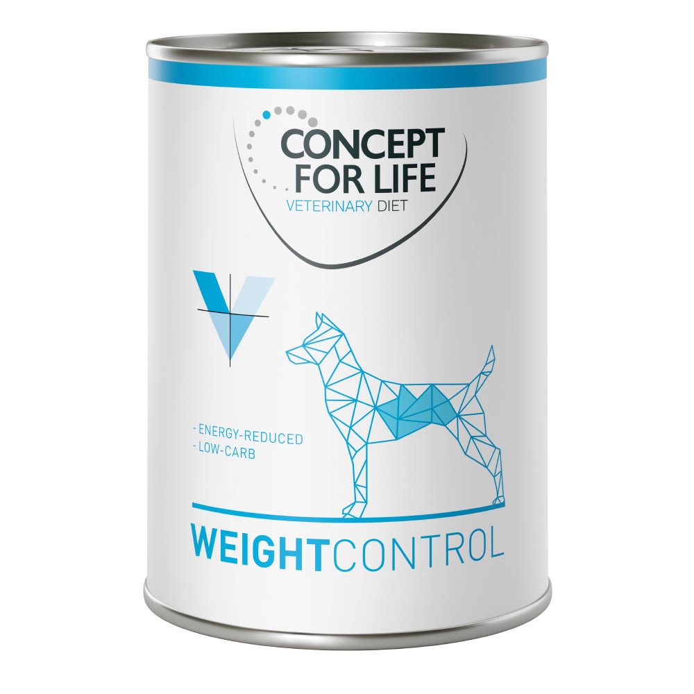 6 x 400 g Concept for Life Veterinary Diet zum Probierpreis! - Weight Control von Concept for Life VET