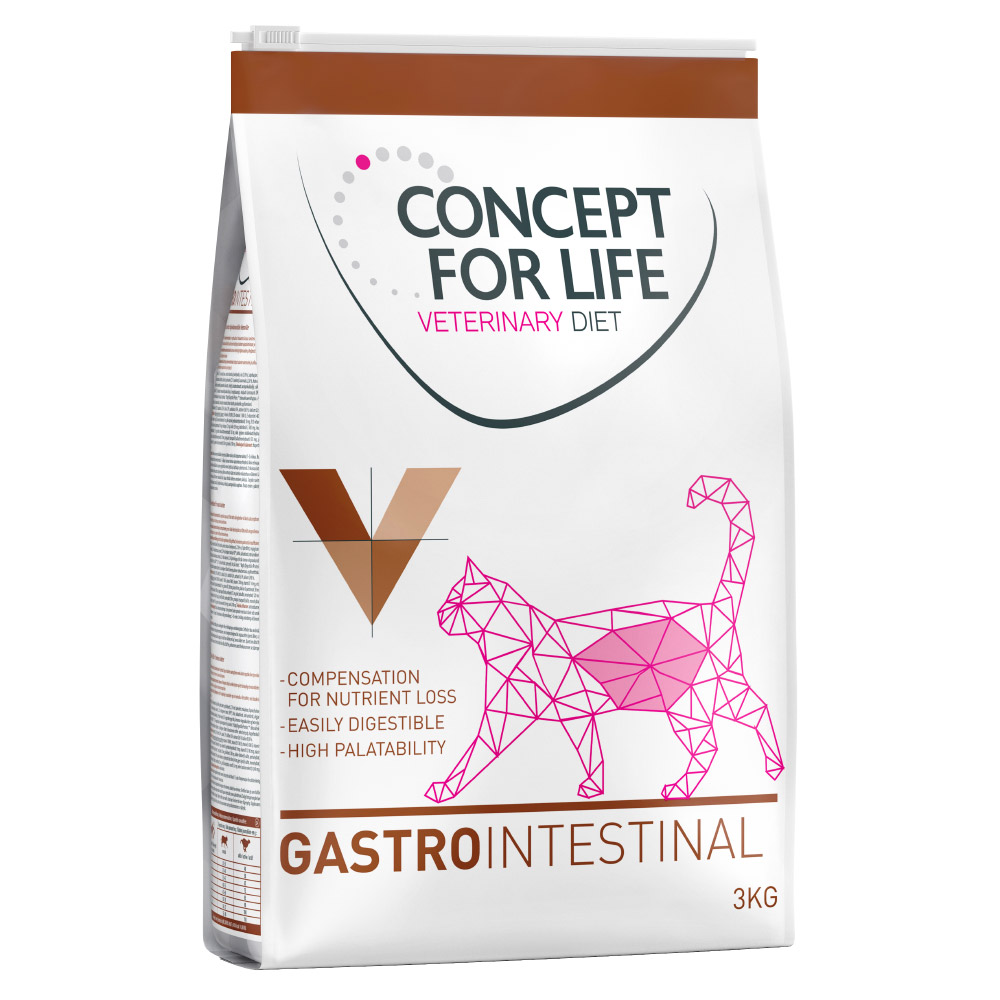 Concept for Life Veterinary Diet Gastrointestinal Trockenfutter Katze - 3 kg von Concept for Life VET