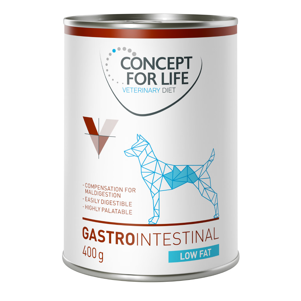 Sparpaket Concept for Life Veterinary Diet 24 x 400 g - Gastro Intestinal Low Fat Sparpaket Concept for Life Veterinary Diet 24 x 400 g - Gastro Intestinal Low Fat von Concept for Life VET