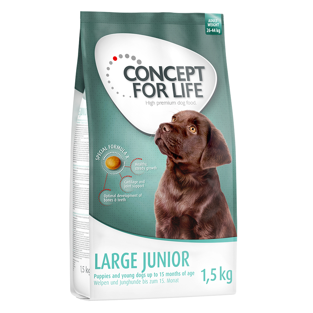 1,5 kg Junior Concept for Life zum Probierpreis! - 1.5 kg Large Junior von Concept for Life