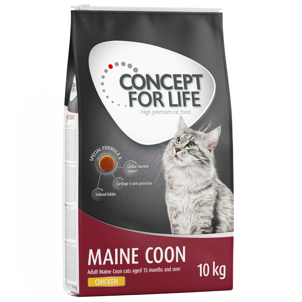 10 kg / 9 kg Concept for Life 20% Rabatt! - Maine Coon Adult 10 kg von Concept for Life