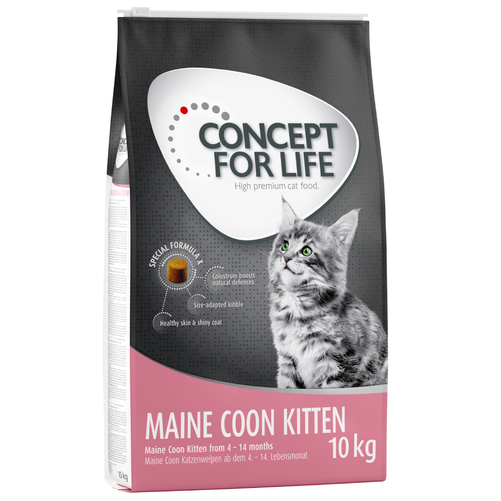 10 kg / 9 kg Concept for Life 20% Rabatt! - Maine Coon Kitten 10 kg von Concept for Life