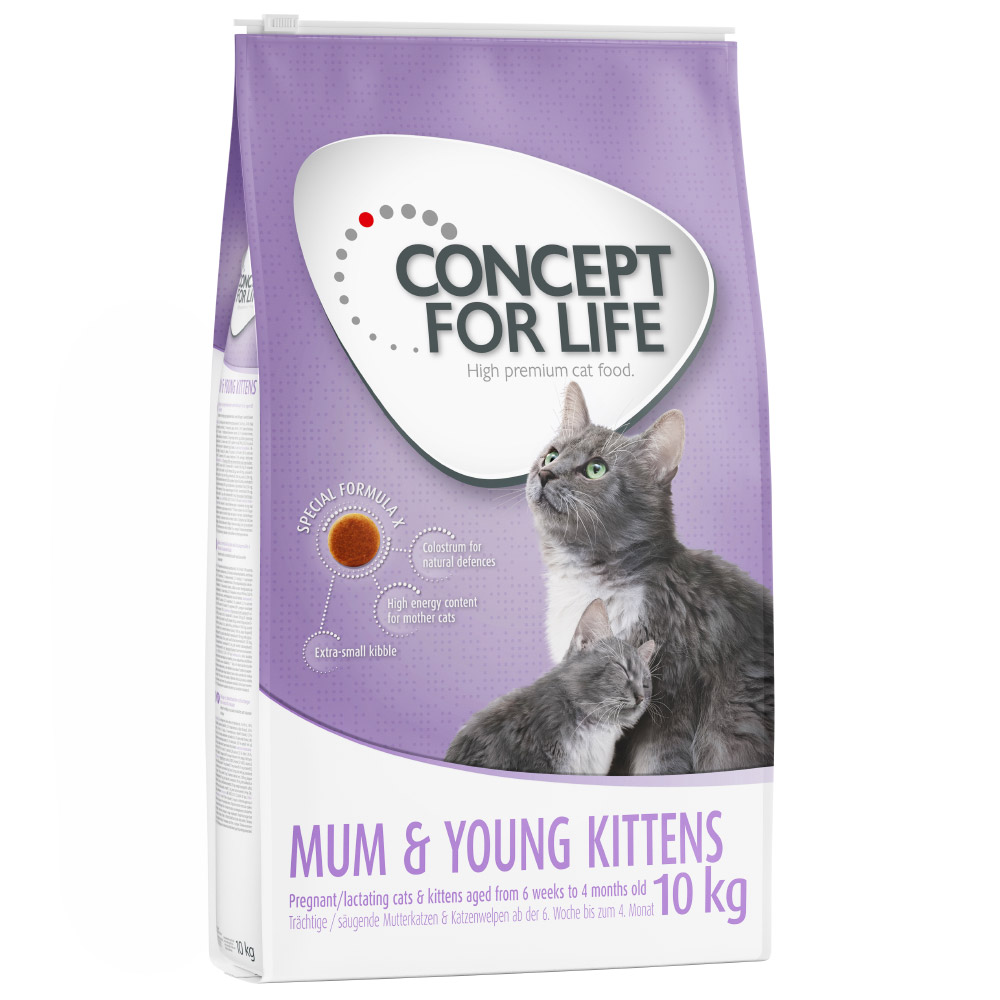 10 kg / 9 kg Concept for Life 20% Rabatt! - Mum & Young Kittens 10kg von Concept for Life