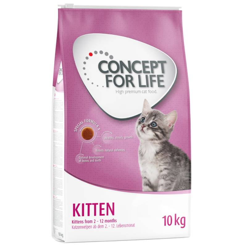 10 kg / 9 kg Concept for Life zum Sonderpreis! - Kitten 10 kg von Concept for Life