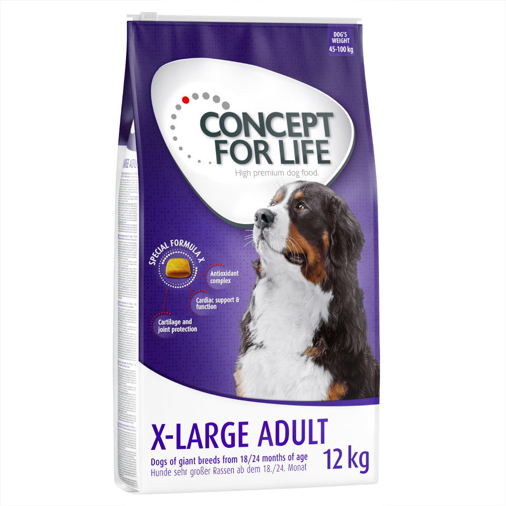 2 x 12 kg / 4 kg Concept for Life Adult zum Sonderpreis! - X - Large Adult (2 x 12 kg) von Concept for Life