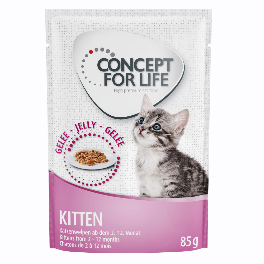 20 + 4 gratis! Concept for Life 24 x 85 g - Kitten in Gelee                       von Concept for Life