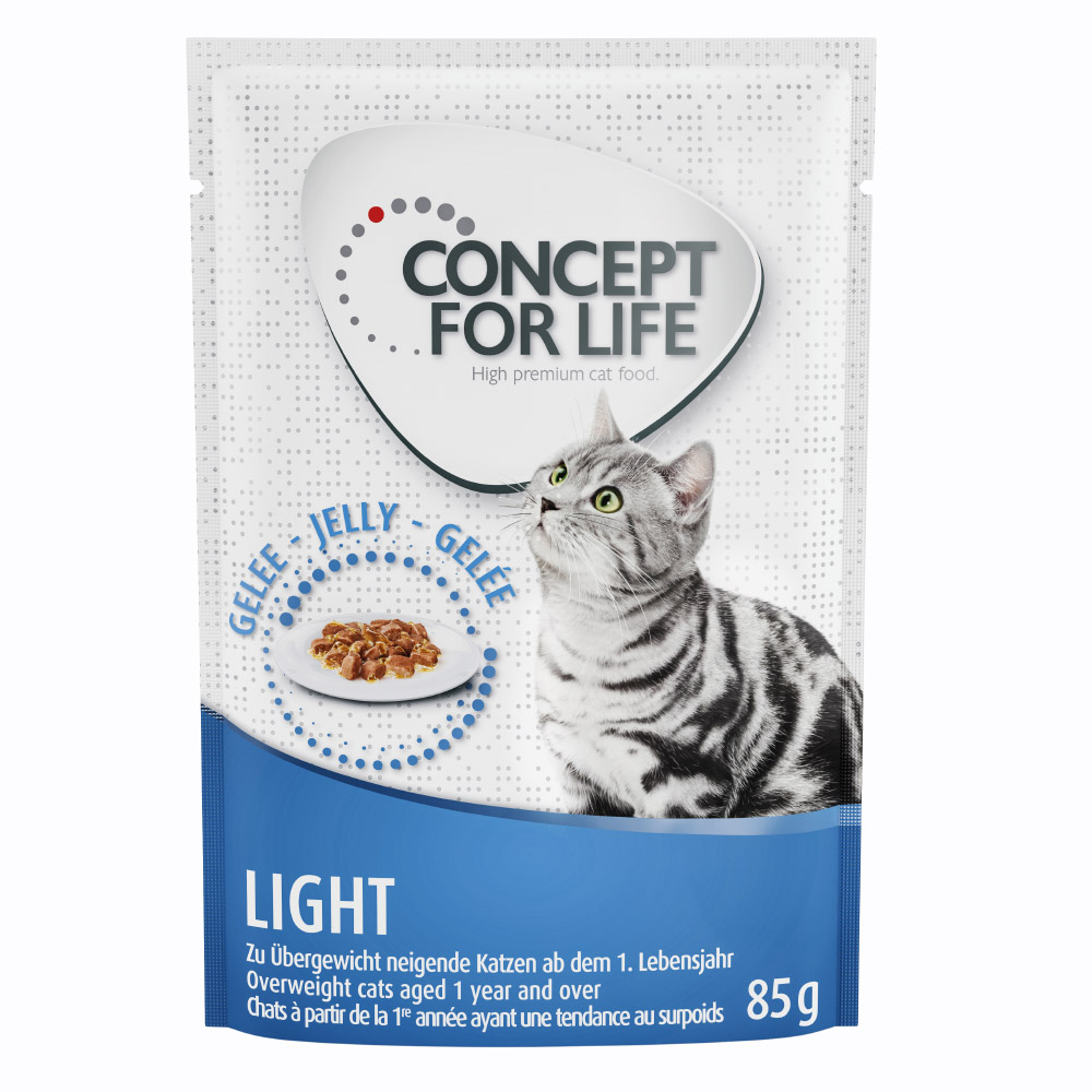 20 + 4 gratis! Concept for Life 24 x 85 g - Light Cats in Gelee          von Concept for Life