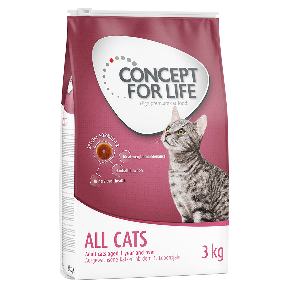 3 kg Concept for Life Adult zum Sonderpreis! - All Cats 3 kg von Concept for Life