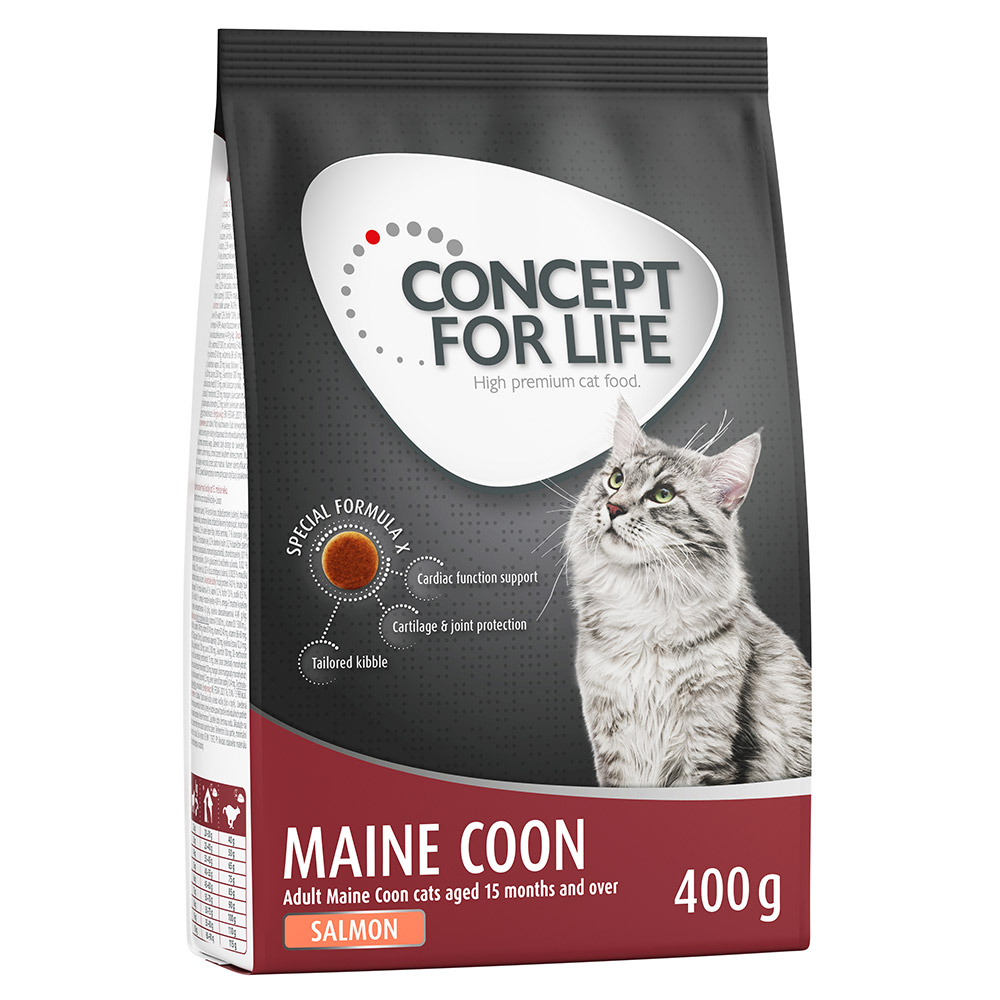 400 g Concept for Life zum Probierpreis! - Maine Coon Adult mit Lachs von Concept for Life