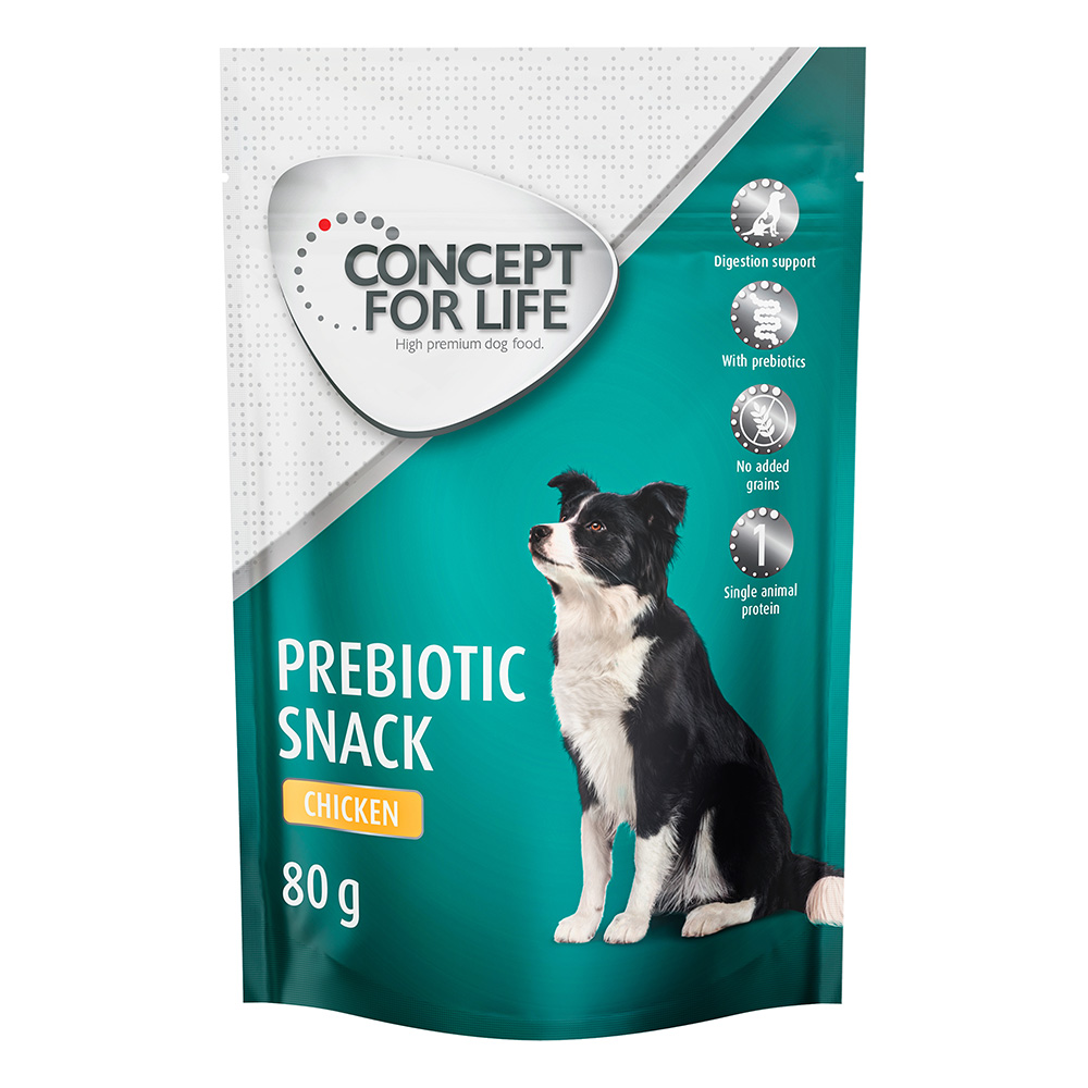 Concept for Life Hundesnacks zum Sonderpreis! - 80 g Prebiotic Snack mit Huhn Concept for Life Hundesnacks zum Sonderpreis! - 80 g Prebiotic Snack mit Huhn von Concept for Life