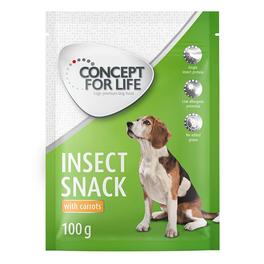 Concept for Life Insect Snack mit Karotte - 100 g Concept for Life Insect Snack mit Karotte - 100 g von Concept for Life