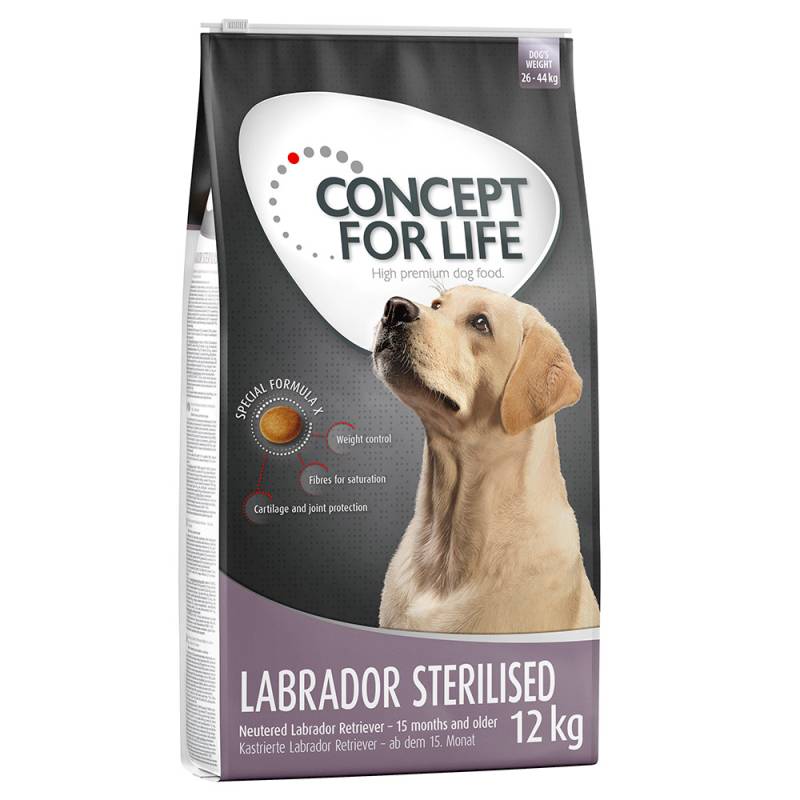 Concept for Life Labrador Sterilised  - 12 kg von Concept for Life