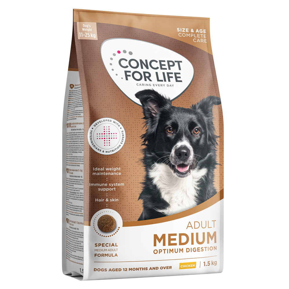 Concept for Life Medium Adult - NEU: Sparpaket 4 x 1,5 kg Concept for Life Medium Adult - NEU: Sparpaket 4 x 1,5 kg von Concept for Life