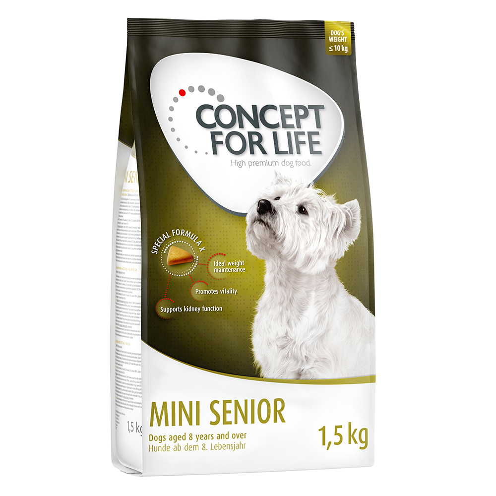 Concept for Life Mini Senior - 2 x 1,5 kg von Concept for Life