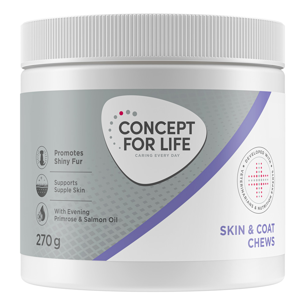 Skin & Coat Supplements Chews - Concept for Life - Sparpaket: 2 x 270 g Skin & Coat Supplements Chews - Concept for Life - Sparpaket: 2 x 270 g von Concept for Life