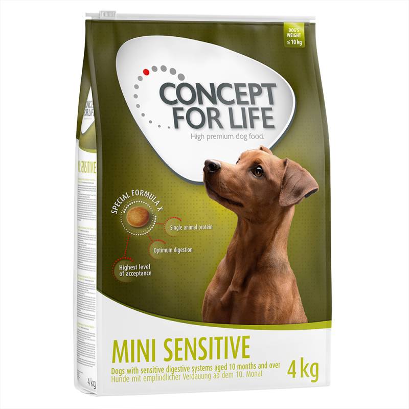 Sparpaket Concept for Life 2 x Großgebinde - Mini Sensitive (2 x 4 kg) von Concept for Life