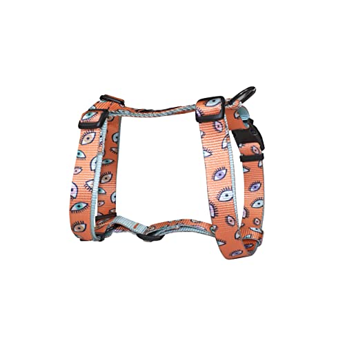 Consentida Hundegeschirr für große Hunde T4-42 - 70 x 2,5 cm - Hergestellt aus Nylon, Eye-Design, Größe XL, sehr robust und komfortabel, Hundezubehör Consentida Hundegeschirr für große Hunde T4-42 - 70 x 2,5 cm - Hergestellt aus Nylon, Eye-Design, Größe XL, sehr robust und komfortabel, Hundezubehör von Consentida