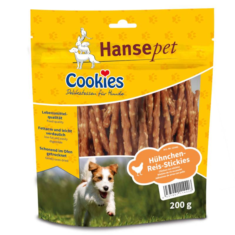 Cookie´s Delikatess Hühnchen Reis Stickies - Sparpaket: 12 x 200 g von Cookie's