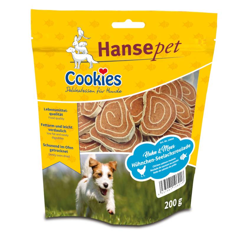 Cookies Delikatess Fischvariationen - Sparpaket: 6 x 200 g Seelachs-Hähnchenfilet-Schnecke von Cookie's