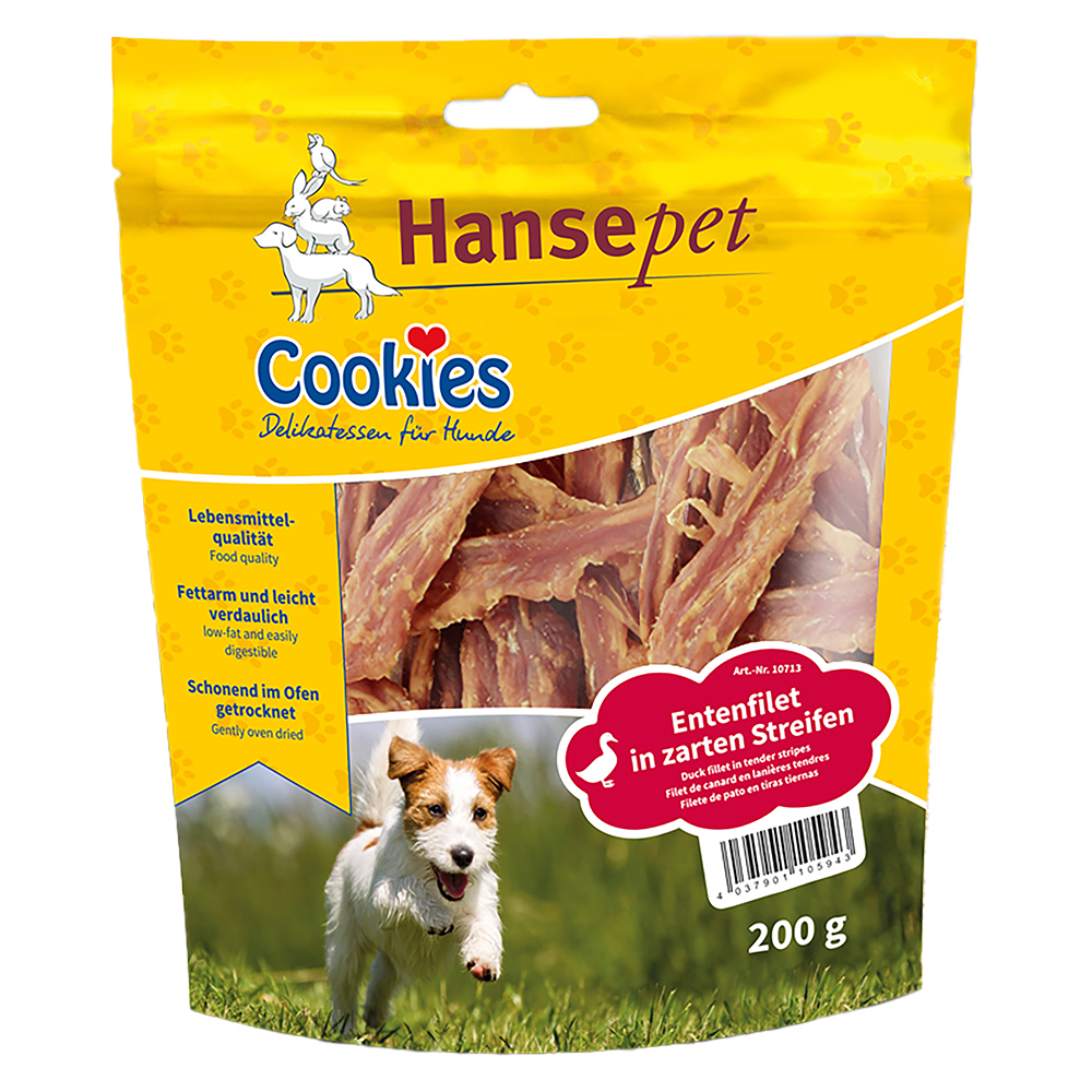 Hansepet Cookies Entenfilet in Streifen - Sparpaket: 3 x 200 g von Cookie's