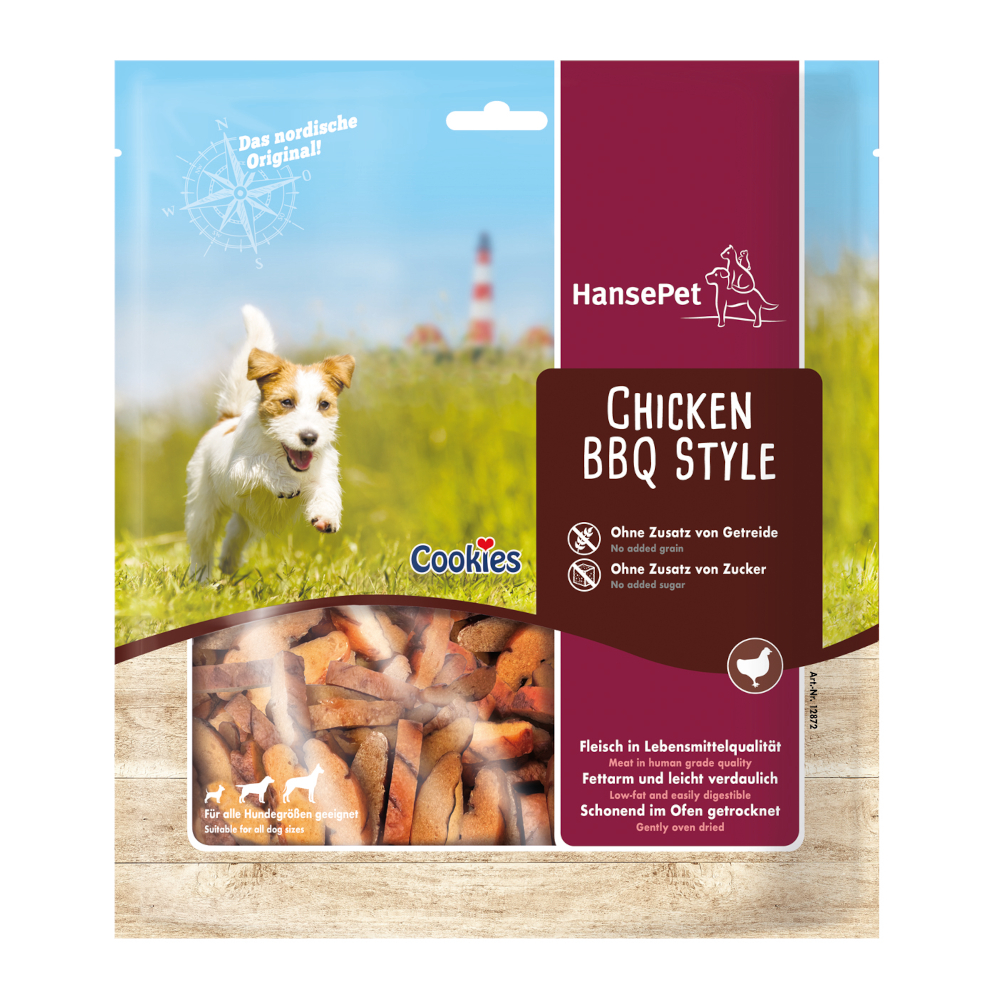 Hansepet Cookies Gegrilltes Huhn – BBQ Style - Sparpaket: 2 x 475 g von Cookie's