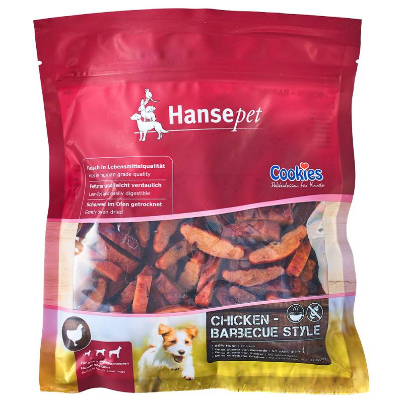 Hansepet Cookies Gegrilltes Huhn – BBQ Style - Sparpaket: 2 x 475 g von Cookie's