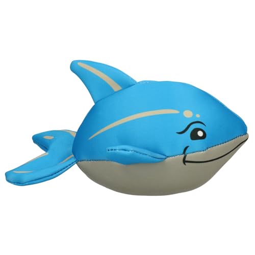 CoolPets Dolphi The Dolphin - 22 cm - Hunde Kühlung - Kühlendes Hundespielzeug - Kühlung für Hunde - Hundespielzeug mit Quietsche - Schwimmt auf dem Wasser von CoolPets