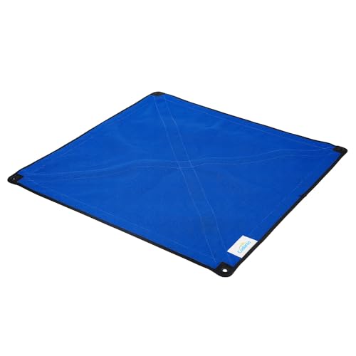 Coolaroo Ersatzbezug für kühlendes erhöhtes Hundebett für unterwegs, tragbar für Reisen und Camping, zusammenklappbar zur Aufbewahrung, Kingsize, Aquatic Blue von Coolaroo