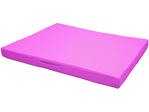 CopcoPet - Hundematte Jumbo L ca. 100 x 80 x 8 cm Rosa mit sehr robustem Kunstleder von CopcoPet