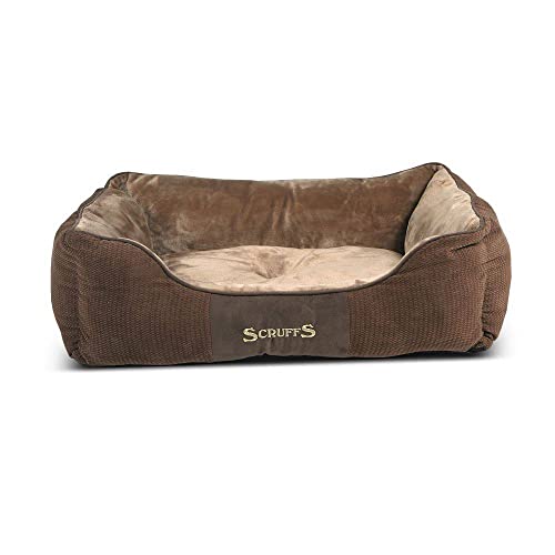 Coperani | Hundebett | Hundeschlafplatz | 50 x 60 cm | Polyester | Braun | Weich | Haustierbett | Hochwertig | Robust von Coperani LIEBLINGSSACHEN FÜR IHR TIER