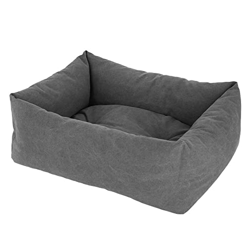 Coperani | Hundebett | Hundeschlafplatz | 85 x 100 cm | Polyester | Baumwolle | Grau | Kuschelig | Antirutsch | Haustierbett | Hochwertig | Robust von Coperani LIEBLINGSSACHEN FÜR IHR TIER