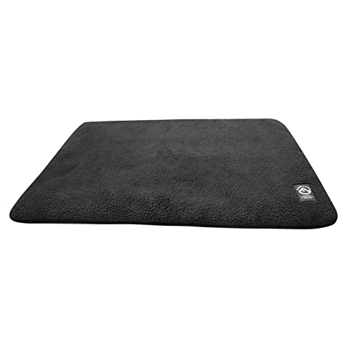 Coperani | Hundedecke | Hundeschlafplatz | 72 x 100 cm | Polyester | Schwarz | Hundeschlafplatz | Faserpelz | Haustierbett | Hochwertig | Robust von Coperani LIEBLINGSSACHEN FÜR IHR TIER